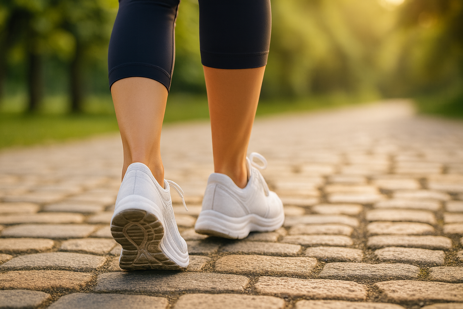 朝と夜に分けて歩き1万歩が続くようになり、2万歩を超えた日のウォーキング記録を表すアイキャッチ画像